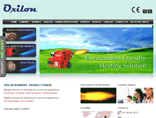 Tablet Screenshot of oxilonburners.com